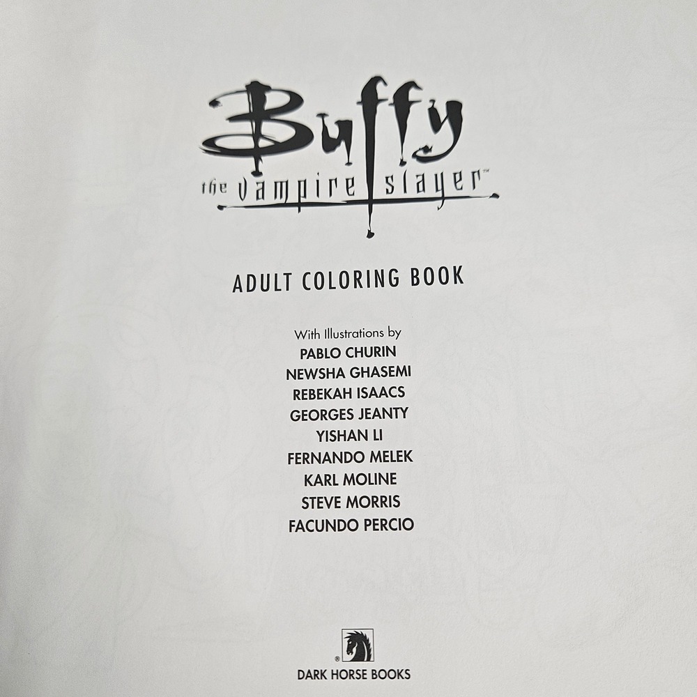 Buffy the Vampire Slayer Adult Coloring Book Dark Horse Books First Edition 2016 - Picture 3 of 15